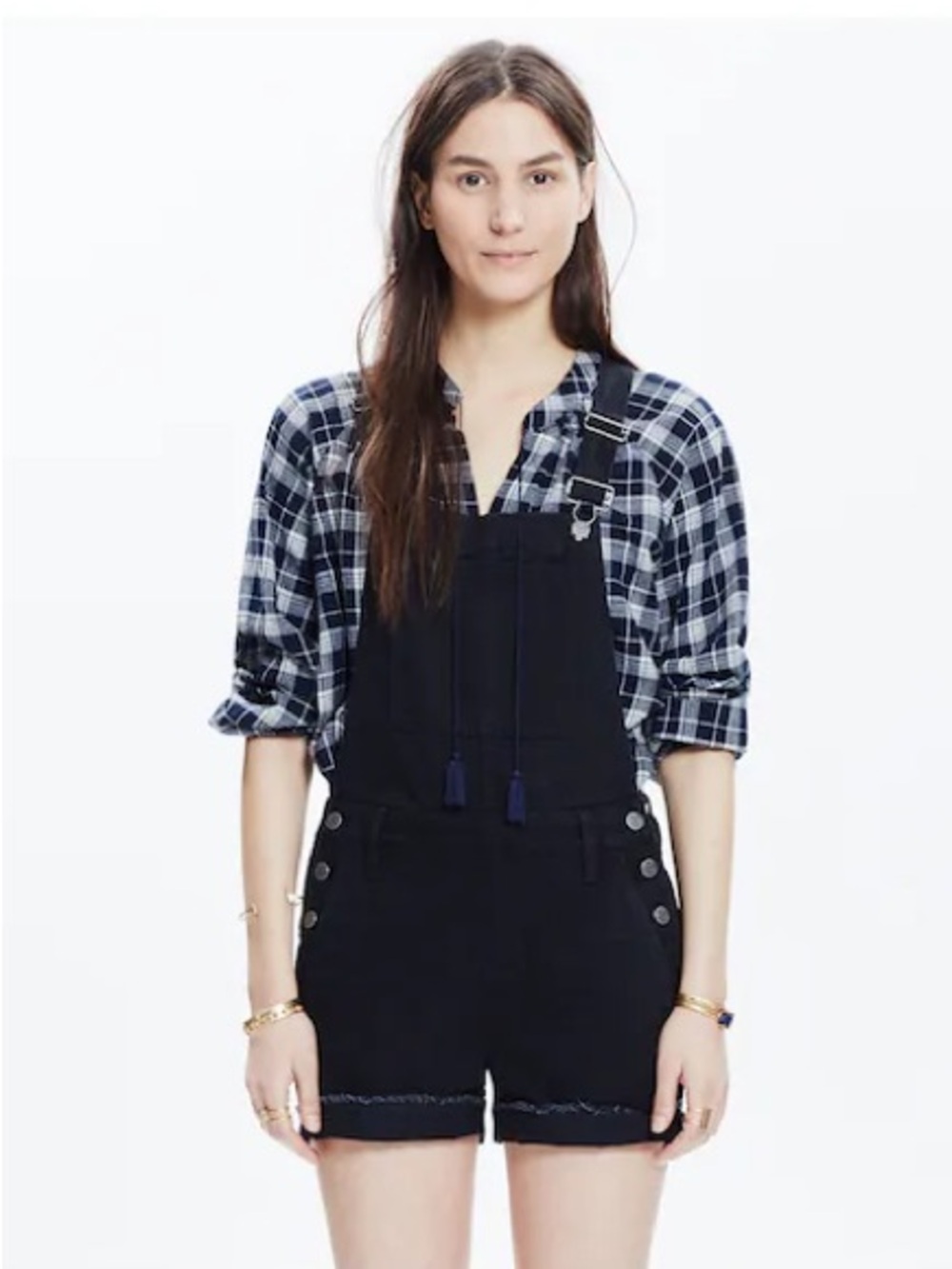 Madewell Adirondack Shorts in Washed Black BNWT